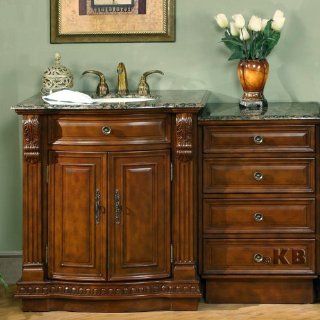 Drawer Cabinet with Baltic Brown Granite Stone Top 206
