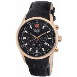 Swiss Military Mens Navalus Stainless Steel Rose Gold Chronograph