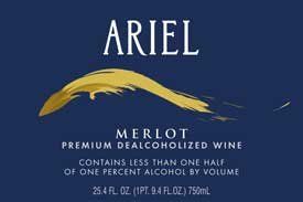 ARIEL Non Alcoholic California Merlot Wine Grocery