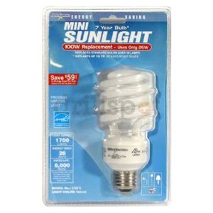 Lights of America 2725S 18 25W Mini Twister Bulb