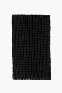 Theory Black Knit Volte Scarf for men