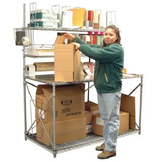 steel Open Wire Multi shelf Packing Station Today $289.99