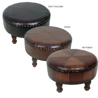 Faux Leather Large Round Stool Today $96.99   $97.99 4.2 (12 reviews