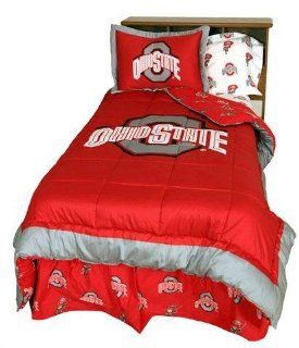 Ohio State Buckeyes Reversible Comforter Set   Sports