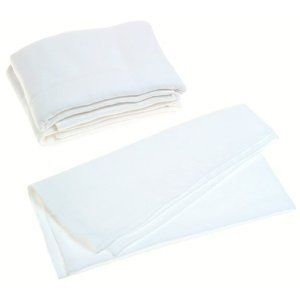 Gerber 10 Pack Flatfold Birdseye Cloth Diapers   White