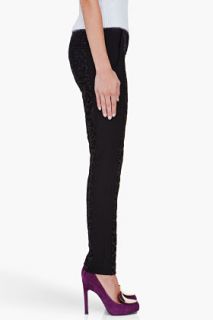 A.L.C. Black Embroidered Emmett Pants for women