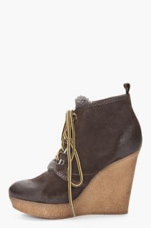 Diesel Enos Wedge Boots for women