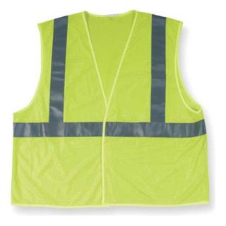 Condor 2RE36 High Visibility Vest, Class 2, XL, Lime