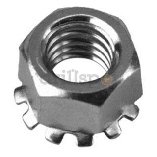 DrillSpot 0148301 #8 32 Zinc Finish Grade Keps Lock Nut With External