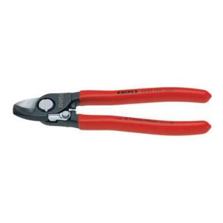 Knipex 95 21 165 Cable Shear w/Spring Return, 6 1/2 In