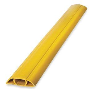 Floor Cable Cover, Yellow, 3 Ft  
