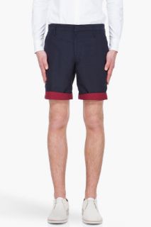 Marc By Marc Jacobs Blue Warren Check Shorts for men