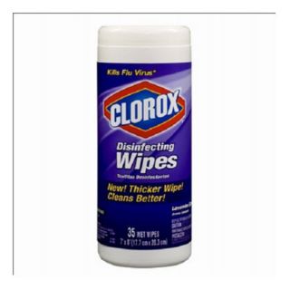 Clorox 01654 35 Count Clorox Lavender Wipe