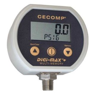 Cecomp F22BBLN HA 0 100 PSIG Digital Pressure Gauge, NEMA 4X, 0 100 PSI