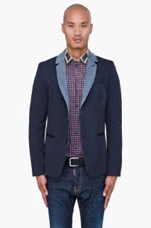 Diesel Navy Combo Jimeneo Blazer for men