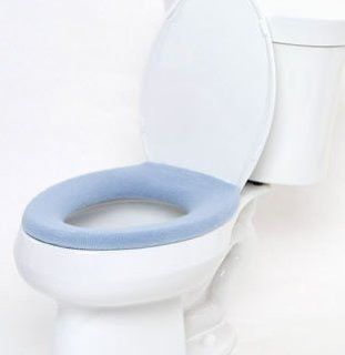 Comfy Covers Germ Resistant Toilet Seat Cover (Light Blue