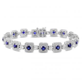 blue and white sapphire bracelet msrp $ 349 65 today $ 141 99 off