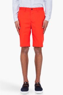 J. Lindeberg Red Coral Shawn Shorts for men