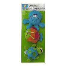 Baby Bath Finger Puppets ~ Under The Sea Toys & Games