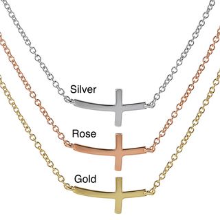 Tressa Collection Sterling Silver Cross Necklace