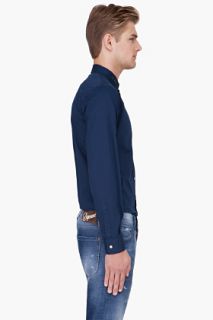 Dsquared2 Navy Mao Carpenter Shirt for men