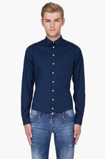 Dsquared2 Navy Mao Carpenter Shirt for men