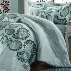 Taj 8 piece Aqua Comforter Set Today $89.99 2.0 (1 reviews)