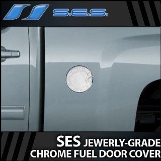 2007 2012 GMC Sierra Chrome Fuel Door Cover    Automotive