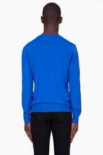 J. Lindeberg Blue Merino Lymac Sweater for men