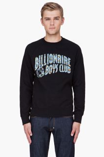 Billionaire Boys Club Black Classic Logo Lure Sweater for men