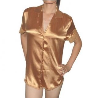 Silk Like Womens Premium & Comfortable Button Up Short