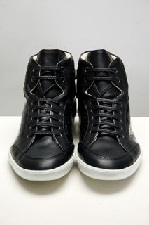 Swear  Gene 3 Black Mid Sneaker for men