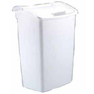 Rubbermaid Inc 2803 00WHT 45QT WHT Wastebasket, Pack of 6