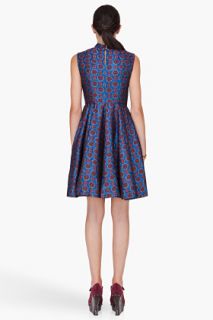 Kenzo Navy Medallion Lurex Dress for women