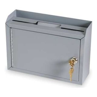 Approved Vendor DTO1007 Suggestion Box, Steel, Gray, 3"D