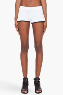 Y 3 White Swim Shorts for women