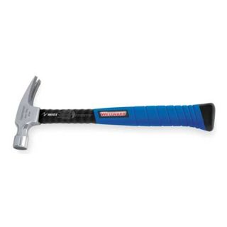 Westward 2FGN1 Framing Hammer, 28 Oz, Fiberglass, Milled