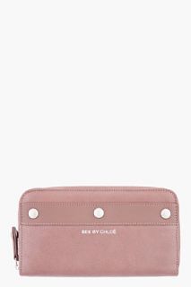 See by Chloé Taupe Adele Zippered Wallet for women