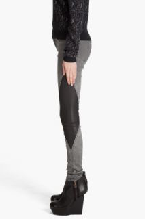 Superfine Leather Swirl Jeans for women