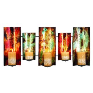 Artisian Pillar Candle Wall Sconce Decor