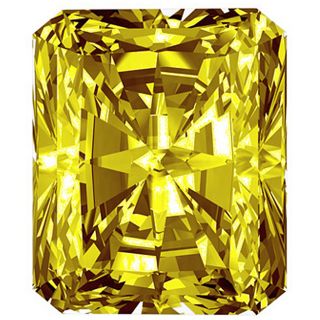 Star Legacys Diamond Pet Collection Radiant Cut 0.5 CT Fancy Yellow