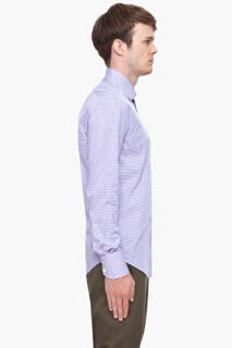 Rag & Bone Purple Charles Check Shirt for men
