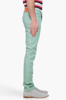 Shipley & Halmos Green Rhodes Jeans for men