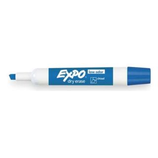 Expo 80003 Dry Erase Marker, Lo Odor, Blue, PK12