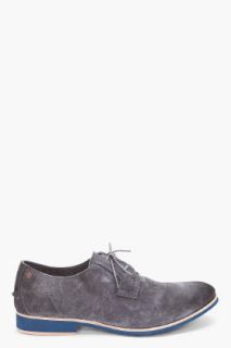 Diesel Grey Suede Konga Shoes for men