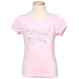 Baby Toddler Girls Light Pink Jeweled Birthday Shirt Laura