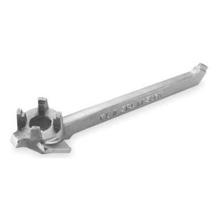 Ampco W 56 Drum Bung/Plug Wrench, Offset, 12 In. L