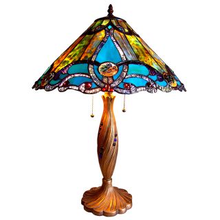 Tiffany style Victorian Design 2 light Table Lamp