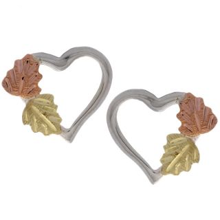 Black Hills Gold and Silver Heart Earrings Today $54.99 4.9 (9