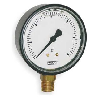 Wika 113.13  30INHG/30PSI Gauge, Filled, 2 1/2 In, 30 In Hg 30 Psi